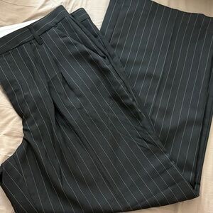 H&M Charcoal Pinstripe Pants